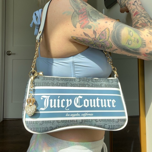 Juicy Couture Blue and White Women's Bag - Picture 4 of 4
